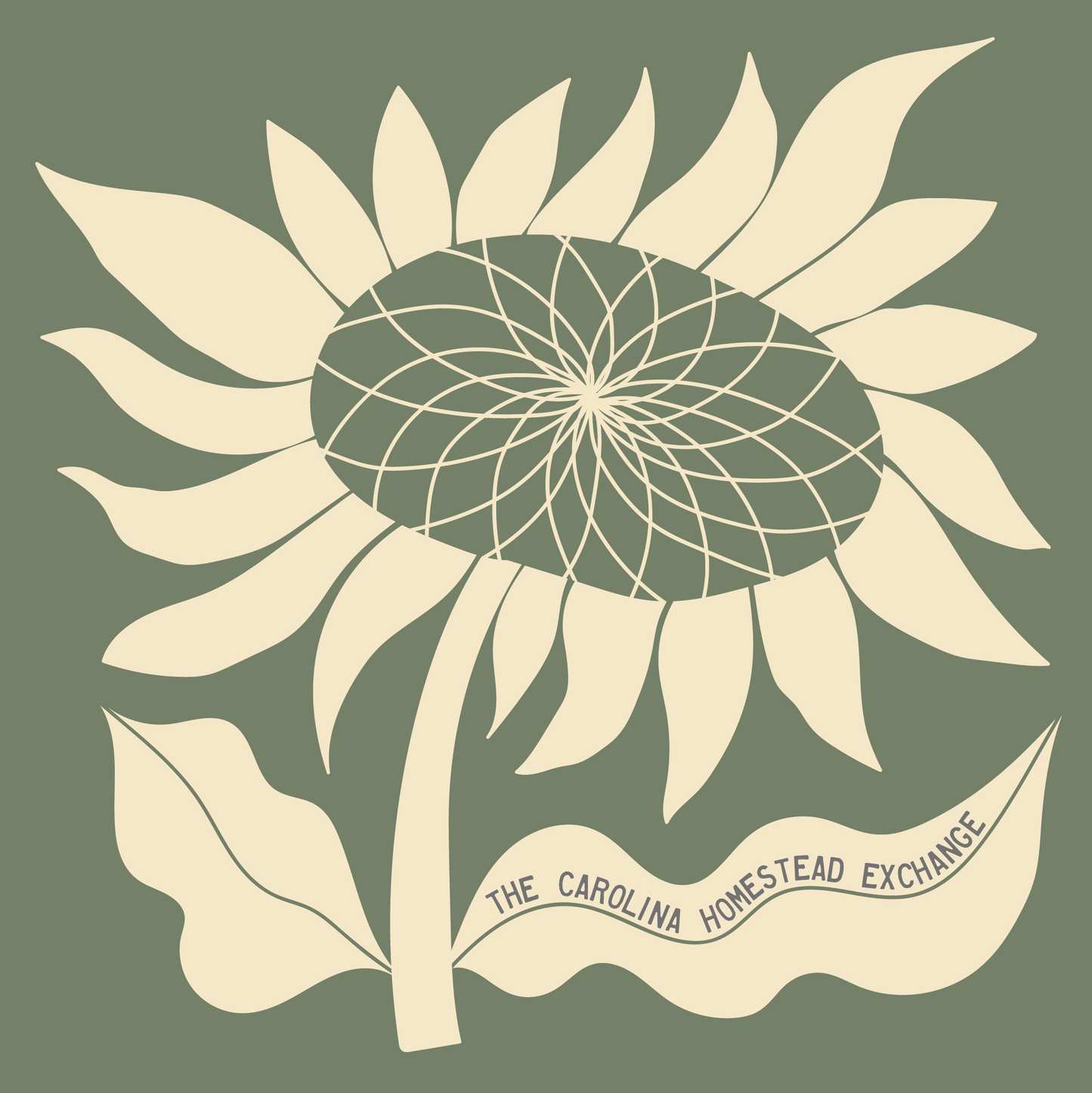 Retro Flower Long-sleeve T-shirt