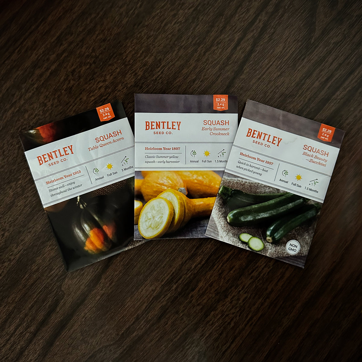 Squash Trio Seed Pack